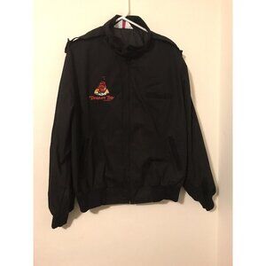 Treasure Bay Casino Jacket Men XL Zippered Black Made In USA Coat Biloxi